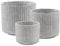 RestBerry Fero 3er Set - Moderne Beton-Pflanzgefäße für den Innenbereich, handgefertigt, robust und langlebig, perfekt für Wohn- und Arbeitsräume (grau)