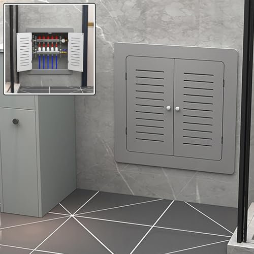 USFJATI Heizkörper Abdeckung,MDF Heizkörperverkleidung,Heizungsverkleidung Heizkörperabdeckung,Verkleidung Heizkörper,Modernes Lamellen-Design, Heizungsabdeckung,für Zuhause, Wohnzimmer(L80*H80*T1CM)