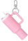 TEITEAI Mini Keychain for Stanley Cup - Cute Mini Keychain for Women's Purse & Backpack, Pink, XS