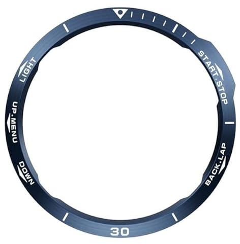 SCHIK Ring Hülle für Garmin Fenix 6 6XPro 5 Plus 6X Saphir Smart Watch Lünette Styling Rahmen Abdeckung Metallringe Anti-Kratzschutz, Fenix 6X-6X Sapphire, Achat
