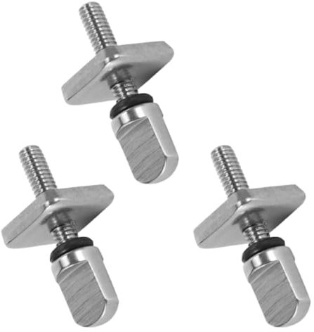 Mikiuly 3 Piezas Tornillo de Tabla de Surf, Tornillo De Tabla De Surf, Tornillo para Tabla de Surf, Tornillos de Aleta Deslizante, Tornillo Universal de Aleta Trasera, para Tabla Larga, Tabla de Surf