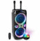 Ibiza Sound - Pack Enceinte Karaoké Columba-Karaoke 1000W USB Bluetooth TWS - 2 Micros sans Fil - Effet Astro LED 6 Couleurs - Soirée