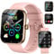 Montre Connectée Homme Femme, 1.96HD Smartwatch avec Appel Bluetooth, 110+ Modes Sportifs Montre Connectee Tendance, Podometre/Sommeil/Cardiofrequencemetre, IP68 Etanche Montre Sport pour Android/iOS