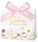 BETESSIN Gastgeschenke Hochzeit - Schön dass du da bist - 24 Stück Geschenkboxen mit Blumenmotiven - Kleine Papierschachteln für Hochzeit, Babyparty, Geburtstag & Feierlichkeiten (11.5x4.5x10cm)