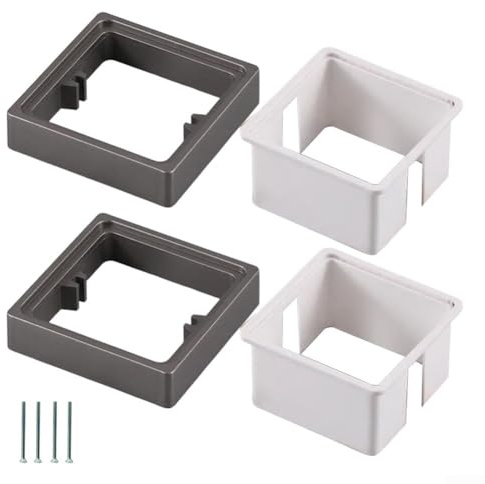 Elektrische Box Extender mit Schrauben, 2-teiliges Set für bequeme Installation (30 mm)