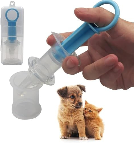 Blue Pet Medicine Feeder Liquid Oral Syringe Milk Nursing Bottles Syringe Soft Tip Plastic Pet Medical Feeding Tool for Dog Puppy Cat, Kitten Nursing Supplies