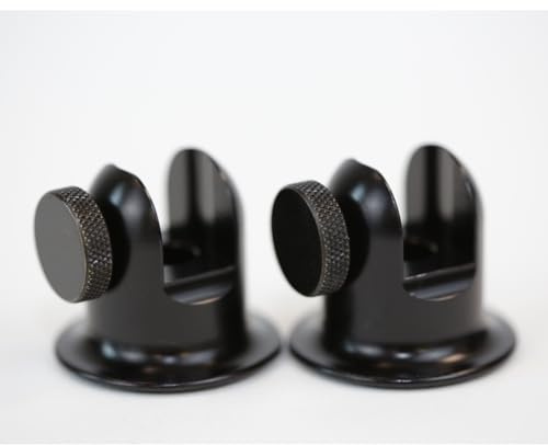 Korda Aluminium Black Singlez Stage Stand, Rutenhalter für Stege, 2er Set | präzise JAG Fertigung, maximale Stabilität auf Holzstegen, extrem leichtes Design, vielseitiges Rutenstützen-System