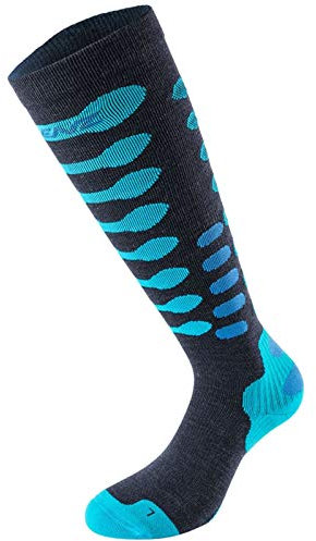 Lenz Compression 3.0 Merino Socken Schwarz/Blau M