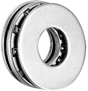 sourcing map Roulement de Butée à Aiguille avec Roulement Rondelle 8mm Dia Alésage 19mm OD 4mm Largeur AXK0819