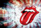 Poster Rolling Stones Lippen Kamikaze Design Wandkunst