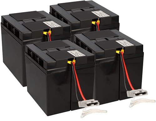 Ersatz-Akku für Smart-UPS 5000VA - SUA5000RMI5U Plug & Play 2X RBC55 Satz AKKUman Set