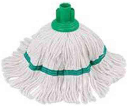 Robert Scott YLGR20 Hygiemix Socket Mop, Green Pack of 4