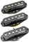 Wilkinson M-Serie Hoher Output Alnico 5 Strat Single Coil Pickups Tonabnehmerset für Stratocaster E-Gitarre, Schwarz