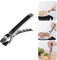 MOVKZACV Gripper Clips Tongs for Lifting Hot Dishs Bowl Pot Pan Plate from Microwave Oven,Stainless Steel,Kitchen Tongs,Food Tongs Bowl Clip(Black)