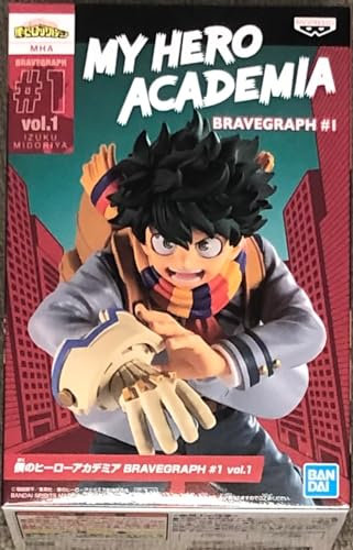 Banpresto My Hero Academia – Izuku Midoriya – Bravegraph – Figur, 14 cm