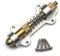 Ogdni Tremolo-Stoppe-Stabilisator, Tremolo-Armeinsteller, Tremsetter-Set für Floyd Rose und andere schwimmende Tremolo-Brückensysteme (GAQ503-FBA2)