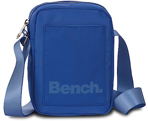 Bench City Girls Damen und Herren Mini Bag Umhängetasche Tasche Handtasche Schultertasche Crossbody-Tasche, californiablau, 19 x 14 x 5 cm