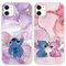 2 Pack Cute Cartoon Case for iPhone 12 mini Cases 5.4,Kawaii Anime Character Movie Girly Marble Cover for Women Girls Boys Kids,Soft TPU Shockproof Protective Funda for iPhone 12 mini Purple Pink