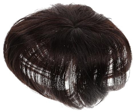 CIMAXIC Perücke Oberkopf-Haarteil Haarteil für dünner werdendes Haar Haaraufsätze für Damen Haarteil Wiglet für Damen Block neu ausgeben Neuausgabe kurzes Haar Haarschmuck 15c echtes Haar