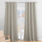 PONY DANCE Gardinen Natur Blickdicht Wohnzimmer Vorhänge mit Ösen 2er Set H 245 x B 140 cm Thermovorhänge Hitzeschutz Blackout Thermal Curtains for Living Room, Natur
