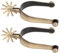 Westernsporen, Zinklegierung Vintage Herren Sporen Rostfrei Toxic Western Cowboy Sporen Professionelle Pferd Sporen mit Getriebe, Exquisite Reitsportausrüstung Zubehör