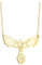 Sofia Milani - Damen Halskette 925 Silber - vergoldet/golden - Schutzengel Anhänger - N0709