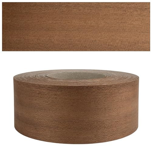 Mprofi MT® - Moldura Adhesiva y Madera Cinta de Canto Caoba | 45mm x 5m | Cantos Para Madera | Protector Bordes para Estanterías, Muebles y Paneles | Canto Termoadhesivo Duradero | Espesor 0,50mm