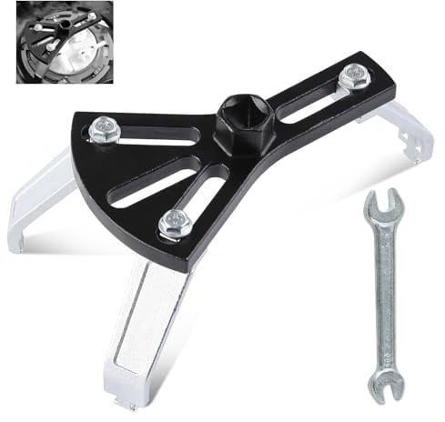 LEONTOOL Universal Fuel Pump Removal Tool Fuel Pump Lock Ring Removal and Reinstall Tool 5.31 to 7.28 Adjustable Lock Ring Spanner Fuel Tank Repair Kit with 8-10mm Double Open End Wrench