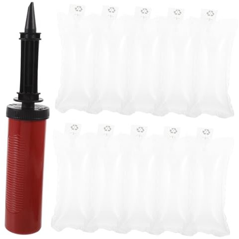 LALAFINA 1 Satz Aufblasbarer Antidrucksack Luft Brieftasche Verpackungsmaterial für Luftpolster Büchertasche Kissen Luftbeutel Klare stoßfest Weinglas