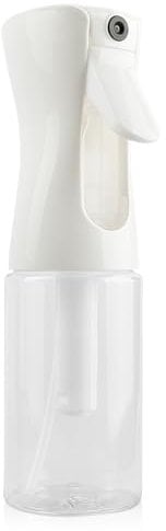 GLADFRESIT Water Spray Bottle,200ml Handheld Bottles High Pressure Transparent Continuous Misting Bottle for Salon Hair Barber Gardening Cleaning Plants