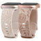TOYOUTHS 2 Packs Floral Engraved Straps Compatible with Apple Watch Strap 41mm 40mm 38mm 42mm Women, Boho Silicone Henna Dandelion Cute Strap for iWatch Series 10/9/8/7/SE/6/5/4/3, Starlight/Nude