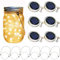 6 Pack Solar Einmachglas Lichter - Mason Jar Laterne Deckel Mit Aufhänger für Außenbereich - Glühwürmchen Fairy String Lichter für Innenhof, Garten, Hof, Baum