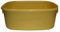 LUCY Unbreakable Rectangular Washing Up Bowls - Large 15-Inch & Small 13-Inch, Lightweight, Multi-Purpose Plastic Basin for Mixing, Sink Tidy Organizers (Mild Yellow, Small Oblong Bowl 13 inch)
