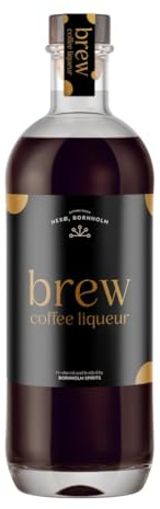 Brew Kaffeelikör, Bornholm Spirits. 0,7 L, Alk. 18% Vol.