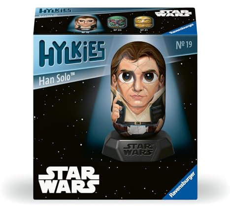 Ravensburger Hylkies: Star Wars Sammelfiguren zum selbst zusammenbauen - Figur #19 - Han Solo - Aufbauen, Verlieben, Sammeln - Mini-Figuren für Fans von Star Wars