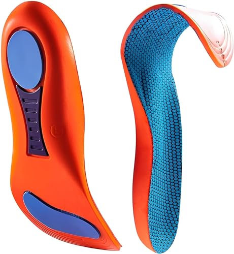 Planter Facetious Support Orthotic Arch Support Gel Insoles for Men and Women, 220+ LBS Arch Support, Comfort Insole for Foot Pain Relief, Flat Feet Heel & Shock Absorbing