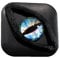 Emottle Contact Lens Cases,Halloween Contact Lenses, Fancy Halloween Gifts Eyes Personality Box, Tweezers & Suction Stick, No Contact Lens, 6.8 x 6.8 x 1.9 cm Eyes Storage Travel Portable Lens Box(B)
