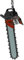 ABYSTYLE Chainsaw Man - Llavero para hombre, Gris Rojo Negro Blanco, Dimensions : H. 6 cm x L. 2.5 cm
