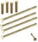 M3 Brass Door Handle Screws with Bolt Connecting Sleeve Male to Female for Door Handle, Knobs Escutcheons and Others Pack of 4