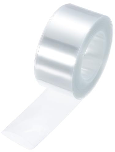 QUARKZMAN Avvolgimento Batteria PVC Termorestringente Diametro 20mm Largo 32mm 26 Piedi Trasparente Buona Isolazione per Pacco Batterie-8m