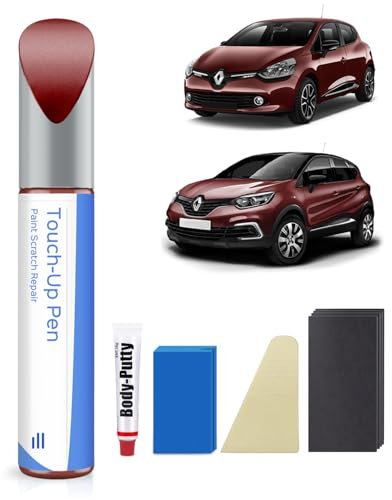 B76 Rouge De FEU - Kit de pintura de retoque metálico para Renault Coincidencia exacta – Repara arañazos y desconchados