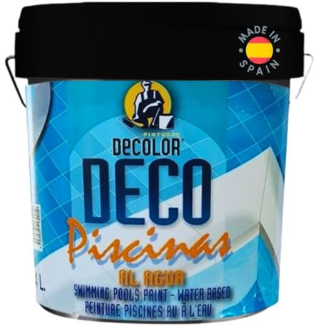 PINTURAS DECOLOR - Pintura Piscinas Al Agua BEIGE CLARO. 15 Litros