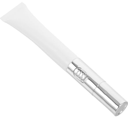 TOGEVAL Eye Cream Travel Container Airless Pump Dispenser with Metal Tip Portable Refillable Tube for Eye Gel Lip Gloss and Cream 16.00 X 3.00 X 1.70 cm 1 pack