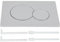 Tokenhigh Toilet Flush Button Plate for Geberit Sigma 01, Dual Flush Actuator Plate Toilet Parts, Flushing Plate with Flush Lever Set, Toilet Flush Button Panel for Toilet Tank (Silver)