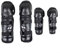 Gettimore Set di ginocchiere e gomitiere per moto, equipaggiamento protettivo per ciclismo, fuoristrada, equitazione, sport, basket, fitness, calcio, attività all'aperto, 38 cm/30 cm