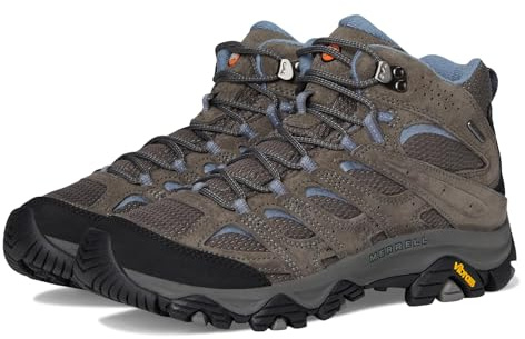 Merrell Women's Moab 3 MID Waterproof Hiking Boot, New Granite, 7.5