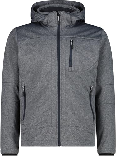 CMP Man Jacket Zip Hood Aluminio Mel. - 54