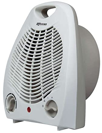 Stufa Termoventilatore TZR15WG Stufetta con 4 regolazioni caldo e veltola 2000W Ideale per bagno e piccole stanze leggero e trasportabile Bianco