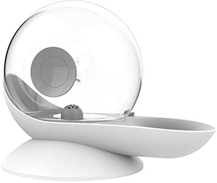 YROHGKPN Fontaine à Eau Automatique pour Chat Escargots Forme Bulle Grande Capacité Cadeau pour Propriétaire d'Animaux de Compagnie Transparent Pratique à Vérifier