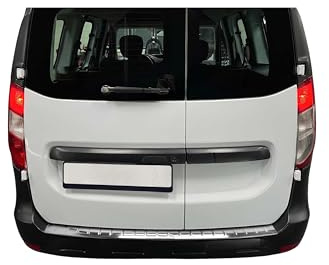 OMAC Ladekantenschutz für Dacia Dokker 2012-2022 Edelstahl Chrom | Stoßstangenschutz, fahrzeugspezifische Passform